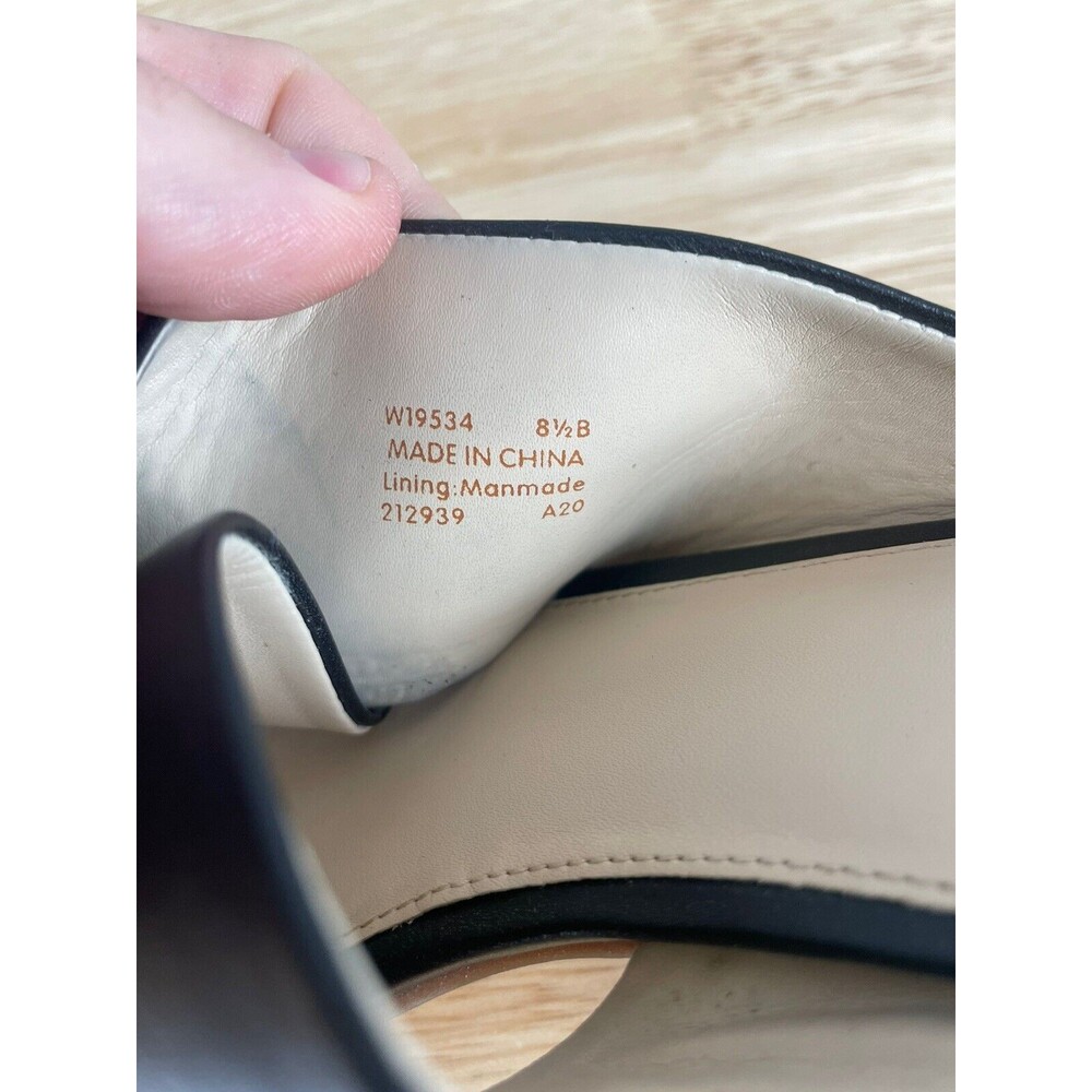 Cole Haan Dakota Criss Cross Black Leather Mule Sandals Slip On Size 8.5B 8 1/2 - Picture 8 of 8